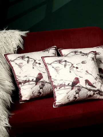 Blossom & Birds Cushion– 14 x 14 inches