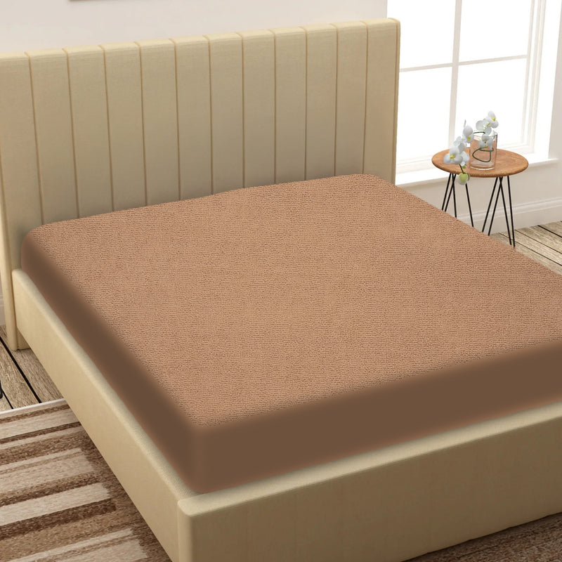 Light Brown Waterproof Mattress Protector – Ultimate Protection & Comfort