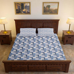 Neel Kamal Chaukadi Bedsheet - Furnish Factory