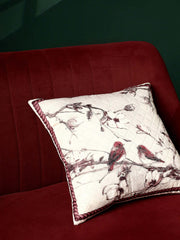 Blossom & Birds Cushion Cover – 16 x 16 inches