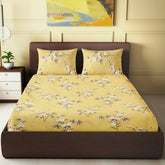 Golden Blossom Bedsheet