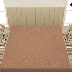 Light Brown Waterproof Mattress Protector – Ultimate Protection & Comfort - Furnish Factory