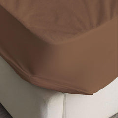 Dark Brown Waterproof Mattress Protector – Ultimate Protection & Comfort
