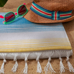 Trimita Striped Turkish Towel | 100% Cotton | Lightweight & Quick-Drying