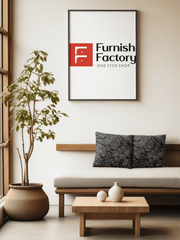 Midnight Leaf Gold Cushion Cover – 16x16 Inches - Furnish Factory