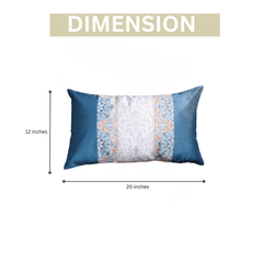 Silken Storm Silk Lumbar Cushion Covers – 20x12 inch - Furnish Factory