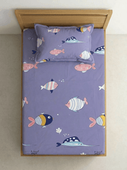 Ocean Dreamy Kids Bedsheet (60 x 90 inches)