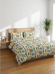 Earthy Orbit Premium Jaipuri Bedsheet - Furnish Factory