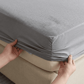 Light french grey Waterproof Mattress Protector – Ultimate Protection & Comfort - Furnish Factory