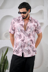 Men's Palm Leaf Rayon Hawaiian Shirt