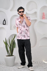Men's Palm Leaf Rayon Hawaiian Shirt