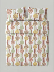 Pastel Geometry Premium Jaipuri Bedsheet - Furnish Factory