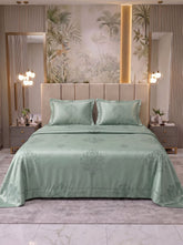Celestial Green Arctic Grace Bedsheet