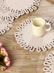 Earth thread- Braided Jute Table Placemats (Round 10.5 inch) - Furnish Factory