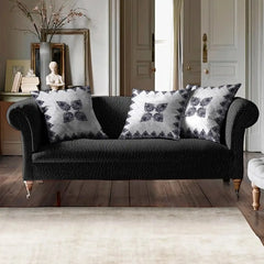 Slate Bloom Cushion Cover (16x16 inches) - Furnish Factory