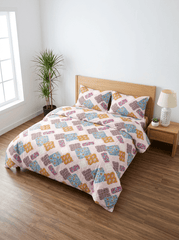 Mosaic Bliss Premium Jaipuri Bedsheet - Furnish Factory