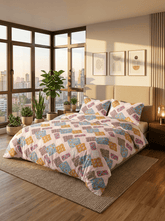 Jaipuri Mosaic Bliss Premium Bedsheet - Furnish Factory