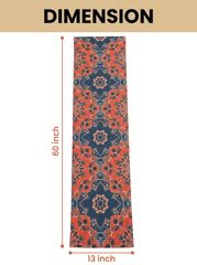 Royal Mandala Canvas Printed Table Runner for Dining and Center Table (13x 60 inch) - Furnish Factory