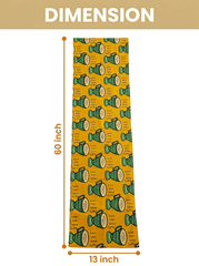 Sunlit Pottery Canvas Printed Dining and Center Table Runner – (13 x 60 inch) - Furnish Factory