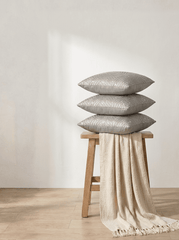 Pearl Arc Embroidered Cushion Cover