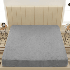 Light french grey Waterproof Mattress Protector – Ultimate Protection & Comfort - Furnish Factory