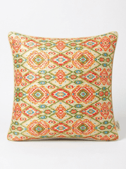 Terracotta Tales Canvas Cushion Cover (16*16 inch) - Furnish Factory