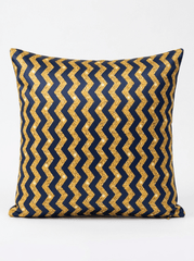 Golden Wave Canvas Cushion cover (16*16 inch) - Furnish Factory
