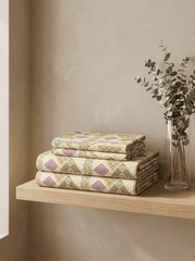 Olive Prism Premium Jaipuri Bedsheet - Furnish Factory