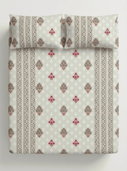 Mint Heritage Super King Cotton Bedsheet - Furnish Factory