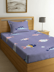 Ocean Dreamy Kids Bedsheet (60 x 90 inches)