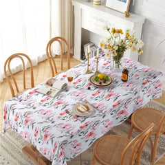 Soft Garden Whisper Satin Table Cloth (6/8 Seater)
