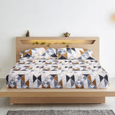 Geometric Harmony Super-Soft Double Bedsheet
