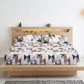 Geometric Harmony Super-Soft Double Bedsheet
