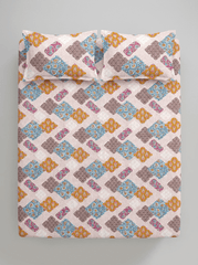 Mosaic Bliss Premium Jaipuri Bedsheet - Furnish Factory