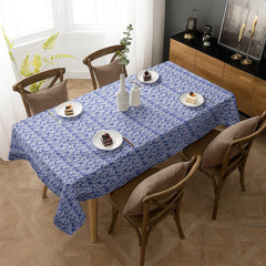Royal Neel Paisley Satin Table Cloth (6/8 Seater)