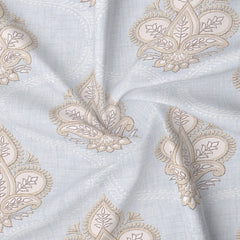 Regal Mint Paisley Cotton Bedsheet (108×108 inch) Super King