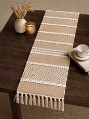 Boho Cotton Jute Table Runner