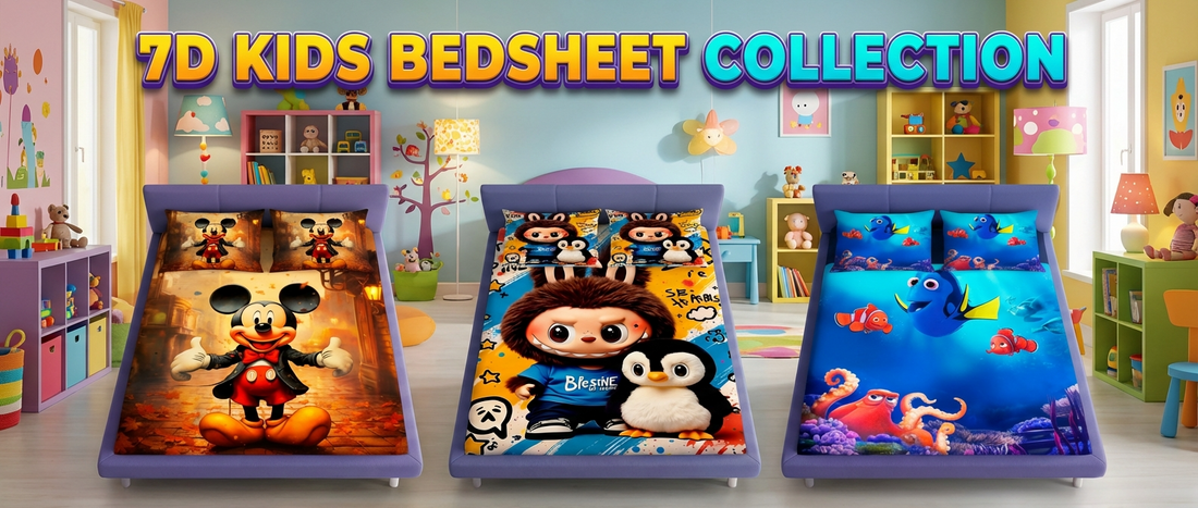 7D Kids Bedsheet