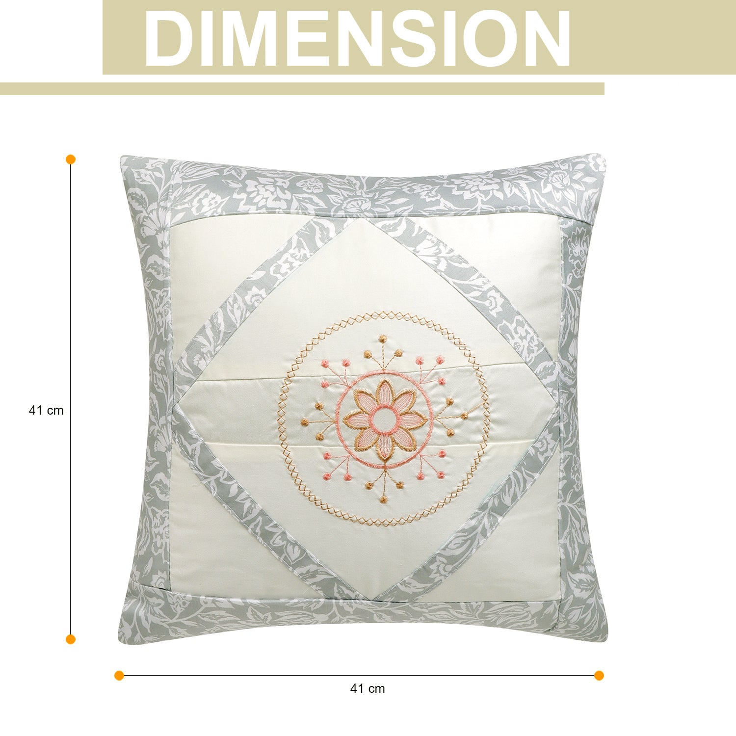 Grey Rectangle Cushion Covers   – 14 x 14 inches