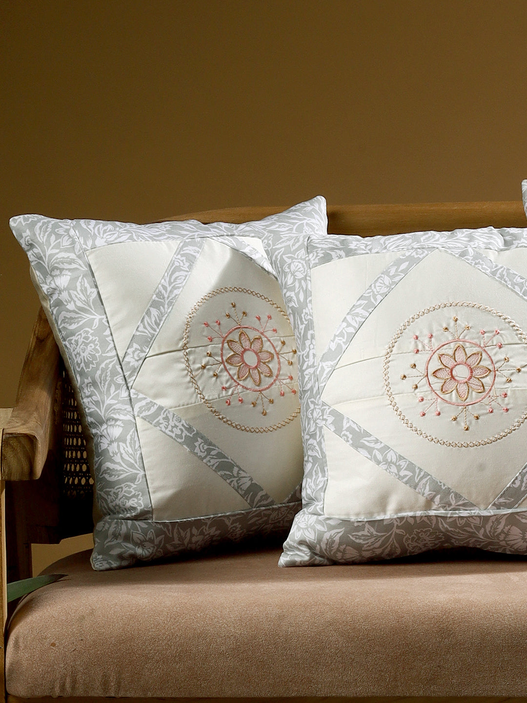 Grey Rectangle Cushion Covers   – 16 x 16 inches