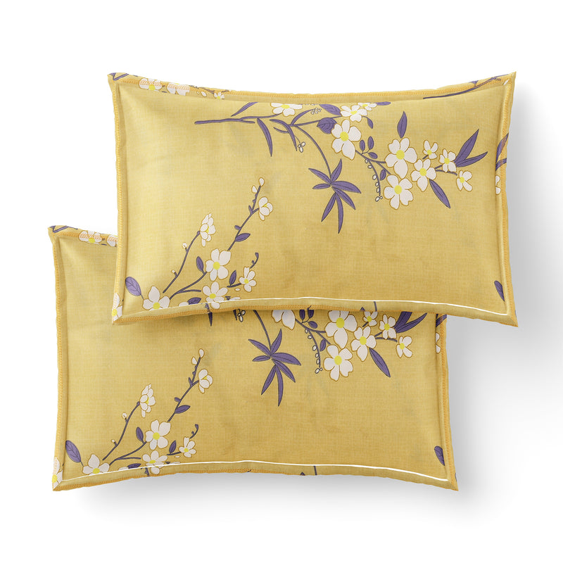 Golden Blossom Bedsheet