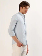 Sky Blue Stripe Classic Shirt