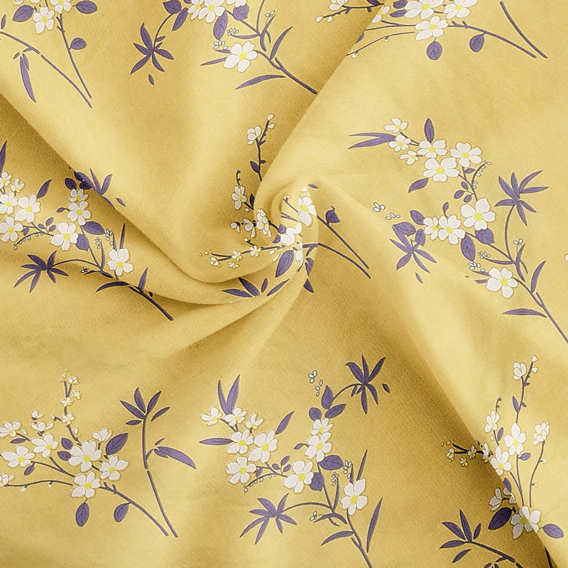 Golden Blossom Bedsheet