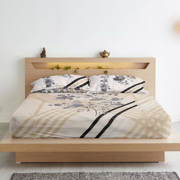 Kesar Rang Bedsheet