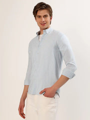 Sky Blue Stripe Classic Shirt