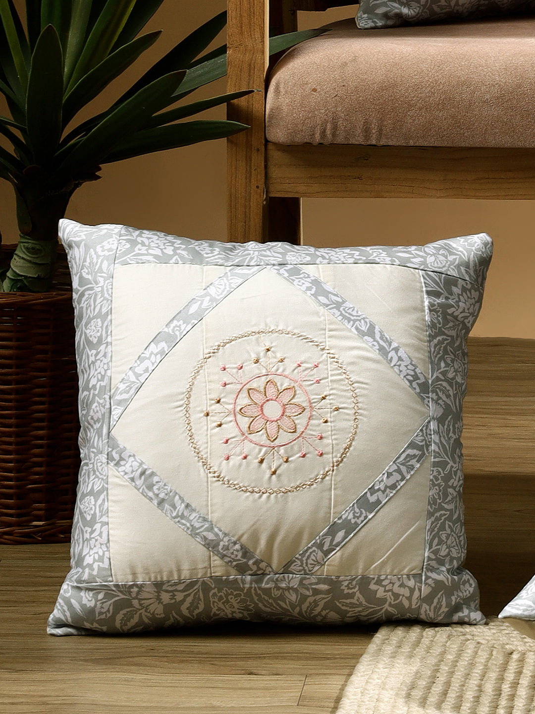 Grey Rectangle Cushion Covers   – 14 x 14 inches