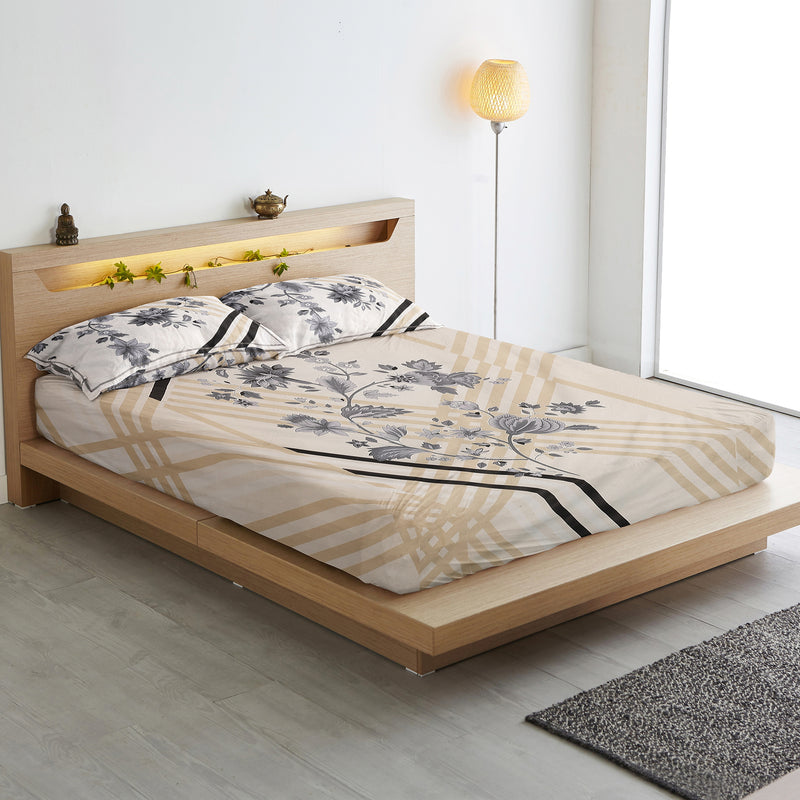 Kesar Rang Bedsheet