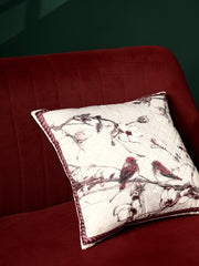 Blossom & Birds Cushion Cover –  16 x 16 inches