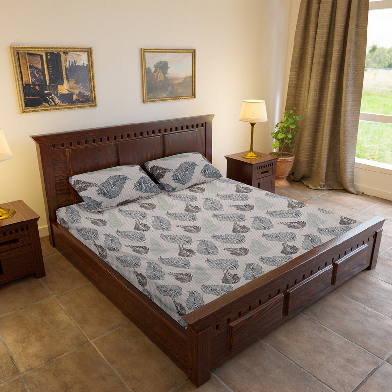Neelpatra Vibes Bedsheet
