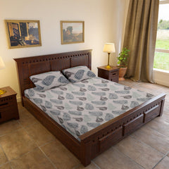 Neelpatra Vibes Bedsheet